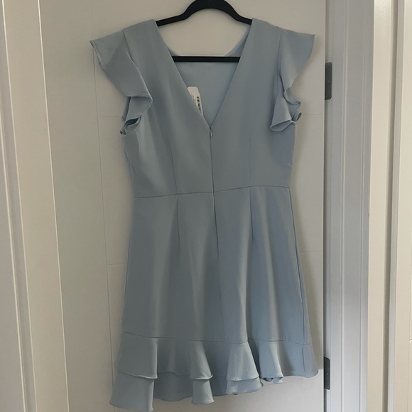 TCEC Blue Ruffle Dress - Picture 2 of 7